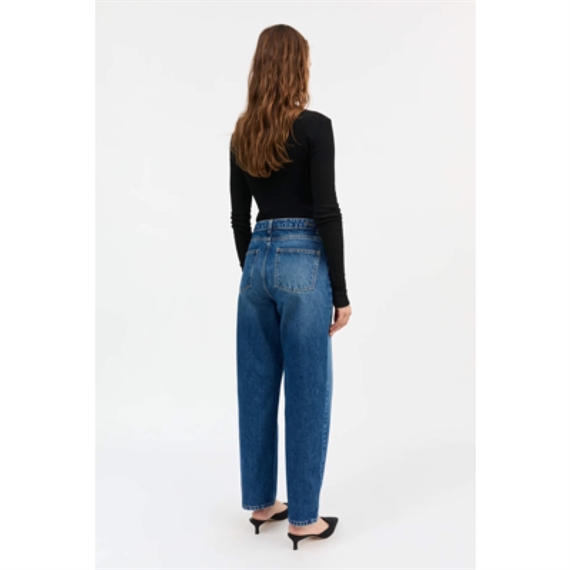 Skall Studio Allison Cropped Jeans, Vintage washed blue